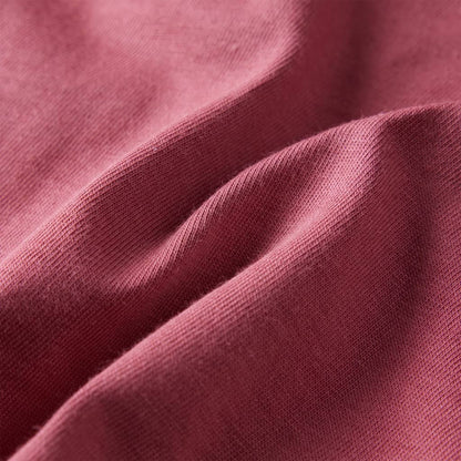 Kinder-Langarmshirt Dunkelrot 140