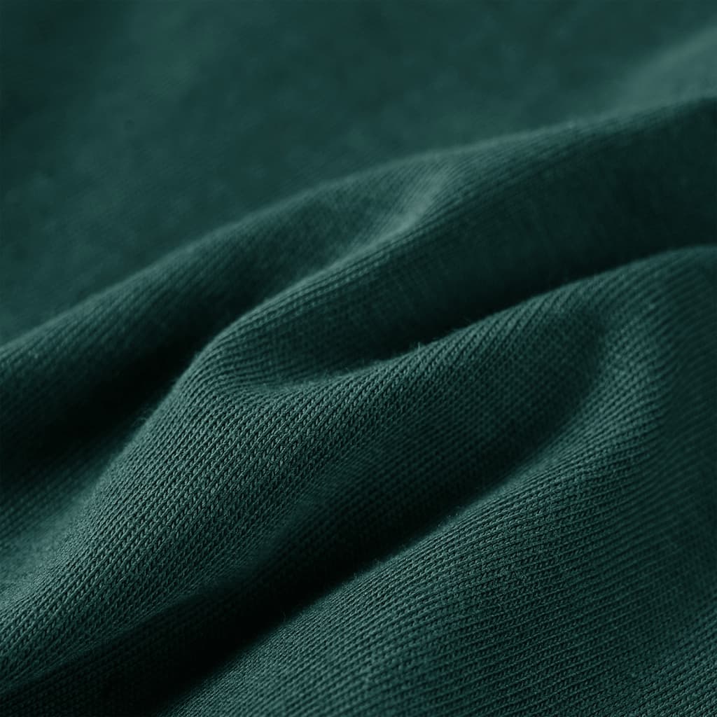 Kinder-Langarmshirt Dunkelgrün 128