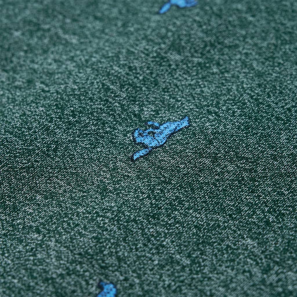 Kinder-Sweatshirt Dunkelgrün Melange 104