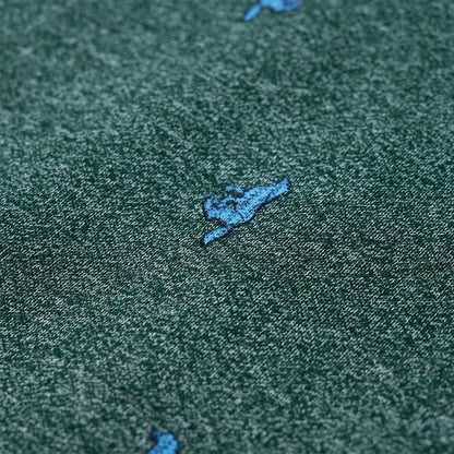 Kinder-Sweatshirt Dunkelgrün Melange 104