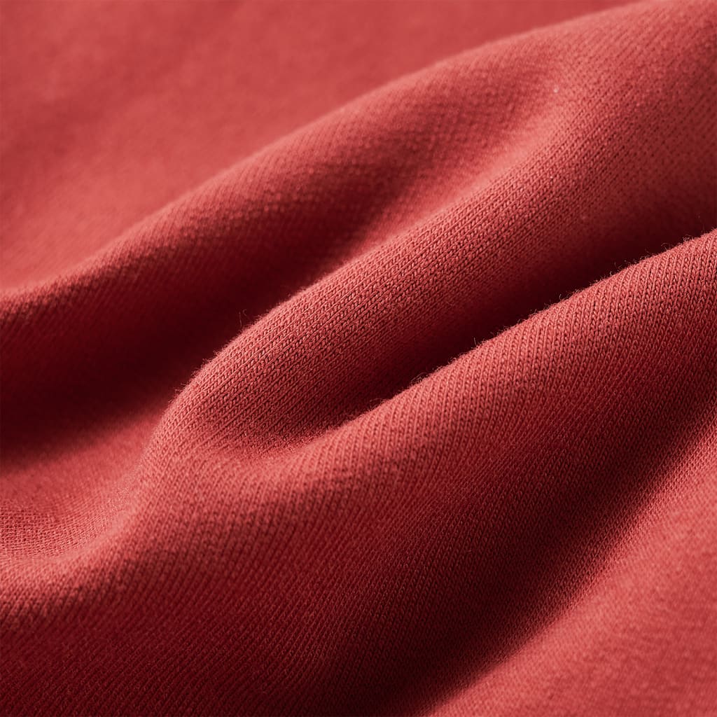 Kinder-Kapuzenpullover Dunkelrot 128