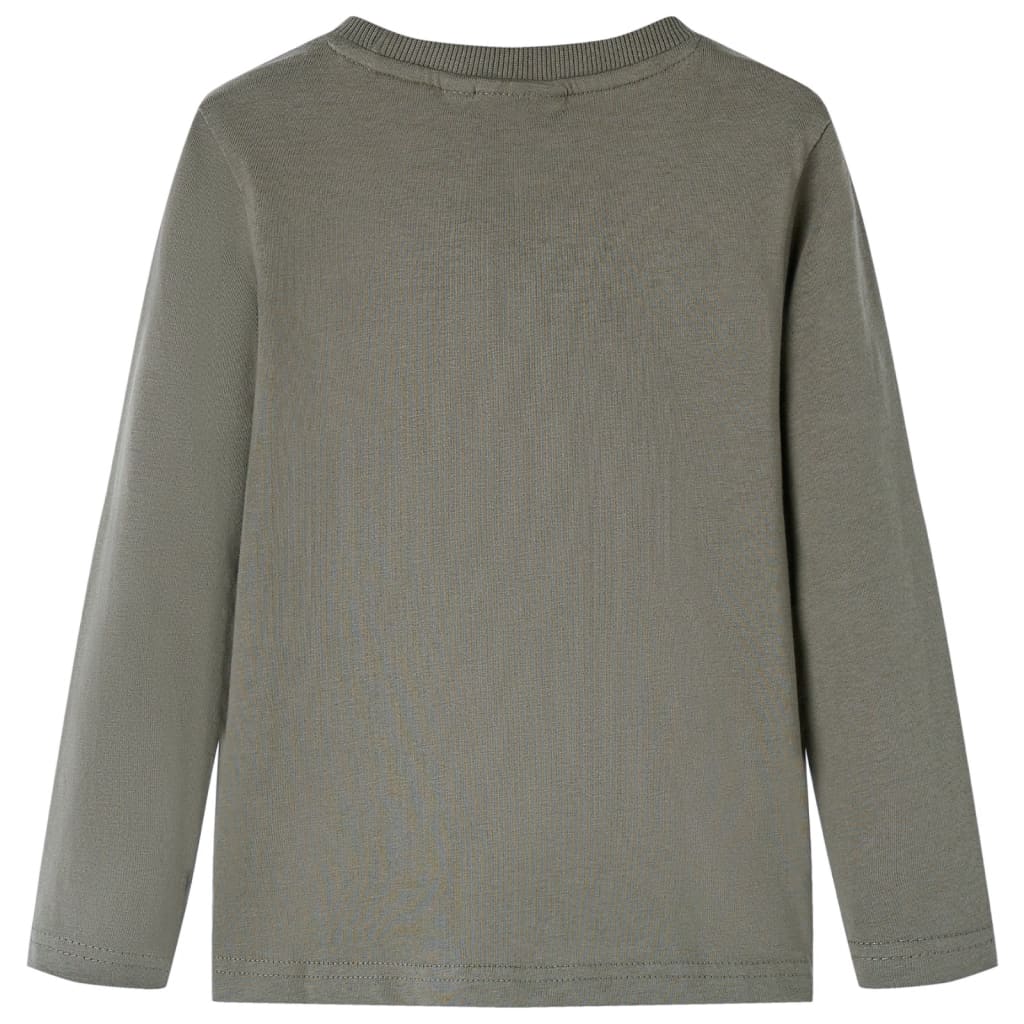 Kinder-Langarmshirt Khaki 104