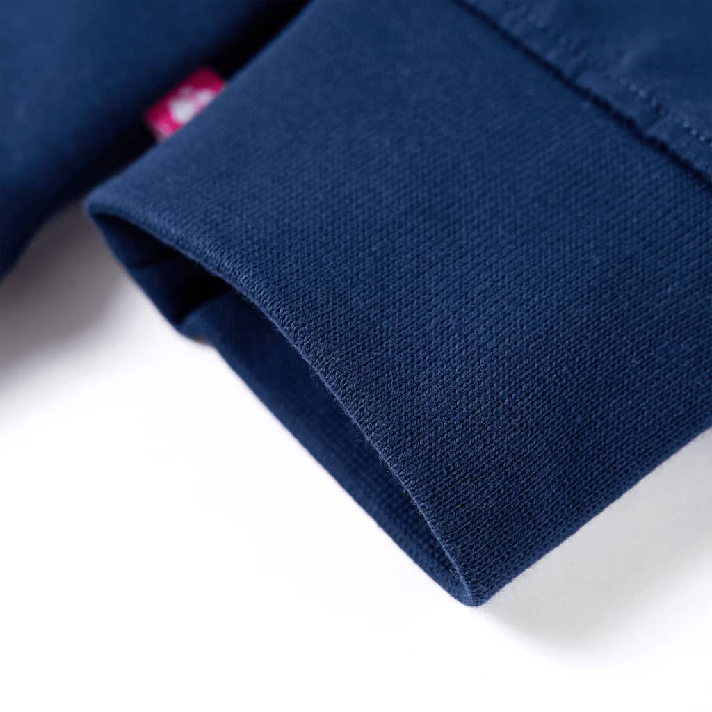 Kinder-Sweatshirt Marineblau 116