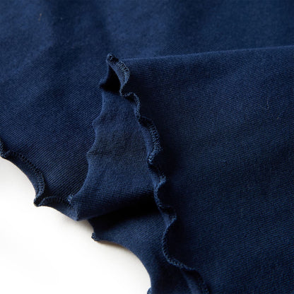 Kinder-Langarmshirt Marineblau 116