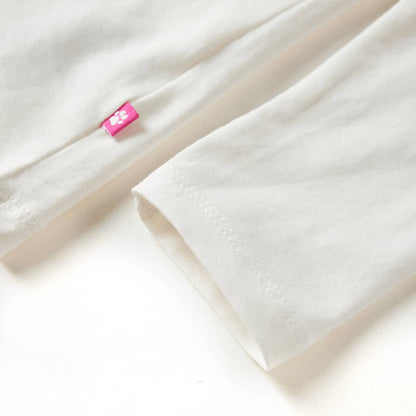 Kinder-Langarmshirt Ecru 128
