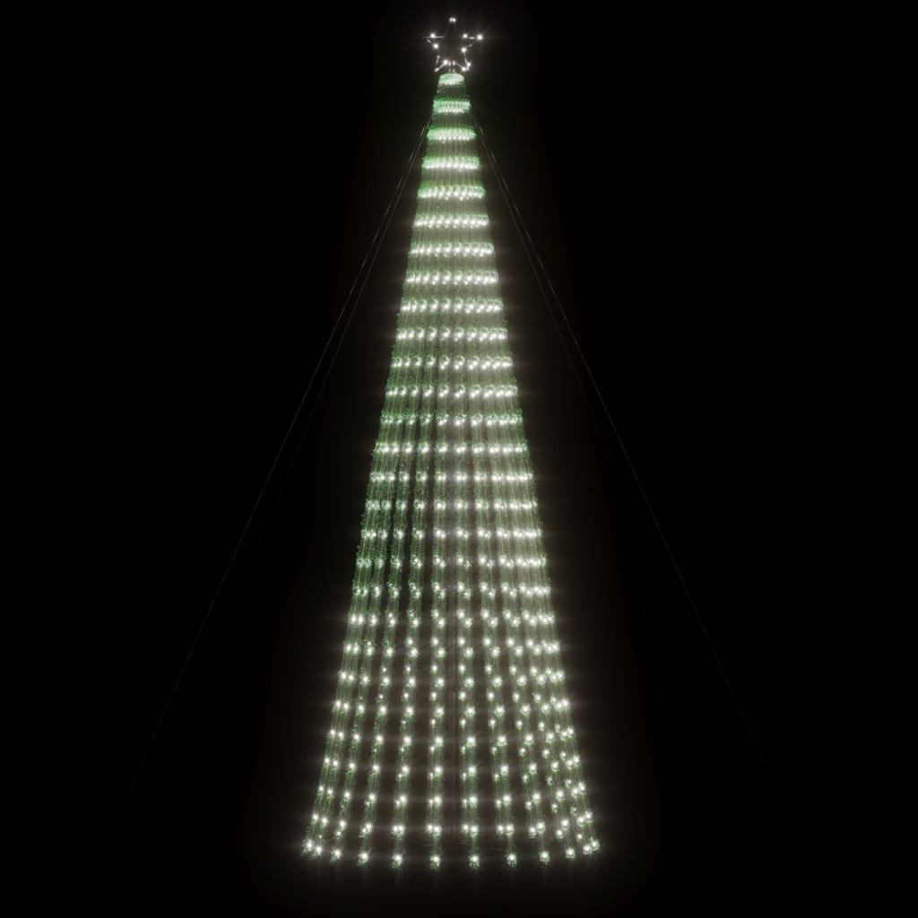 LED Weihnachtsbaum 688 LEDs Kaltweiß 300 cm