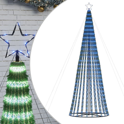 LED Weihnachtsbaum 688 LEDs Blau 300 cm