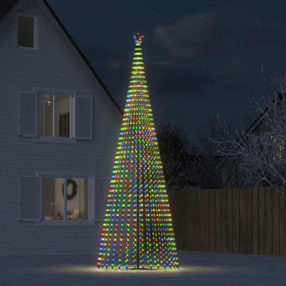LED Weihnachtsbaum 1544 LEDs Mehrfarbig 500 cm