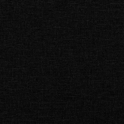 Relaxsessel mit Fußteil Schwarz Stoff