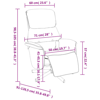 Massagesessel mit Fußteil Dunkelgrün Stoff