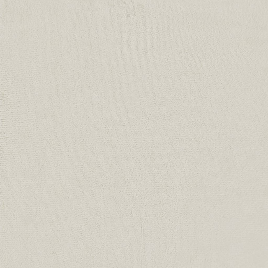 Massagesessel mit Fußteil Creme Samt