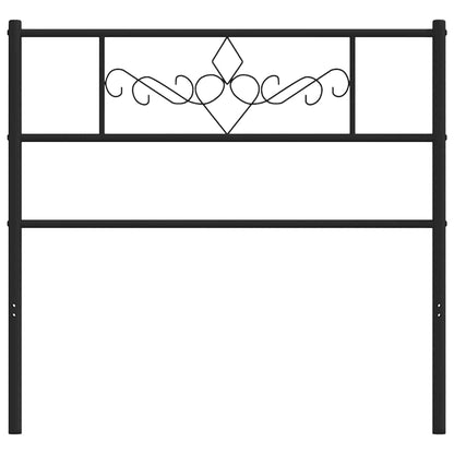Ersatz-Kopfteil Metall Schwarz 90 cm