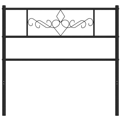 Ersatz-Kopfteil Metall Schwarz 100 cm