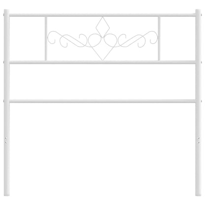Ersatz-Kopfteil Metall Weiß 107 cm