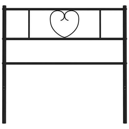 Ersatz-Kopfteil Metall Schwarz 90 cm