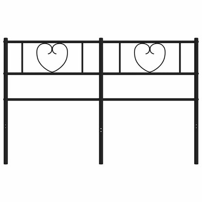 Ersatz-Kopfteil Metall Schwarz 160 cm