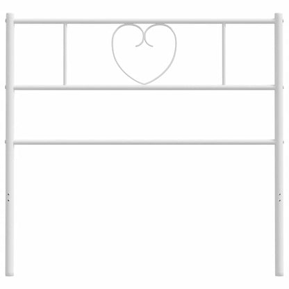 Ersatz-Kopfteil Metall Weiß 75 cm