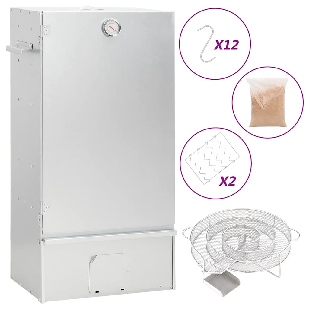 Räucherofen mit Kaltrauchgenerator Verzinkter Stahl