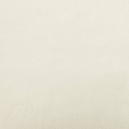 2-Sitzer-Sofa mit Zierkissen Creme 140 cm Samt