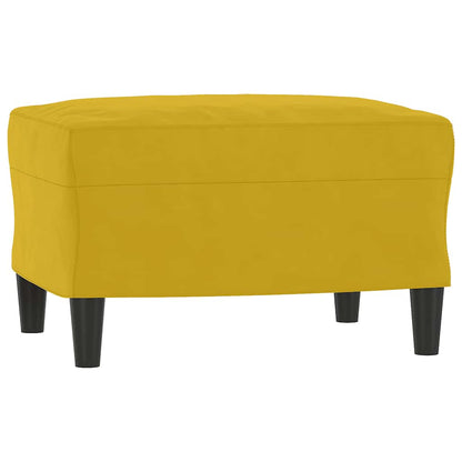 3-tlg. Sofagarnitur Gelb Samt