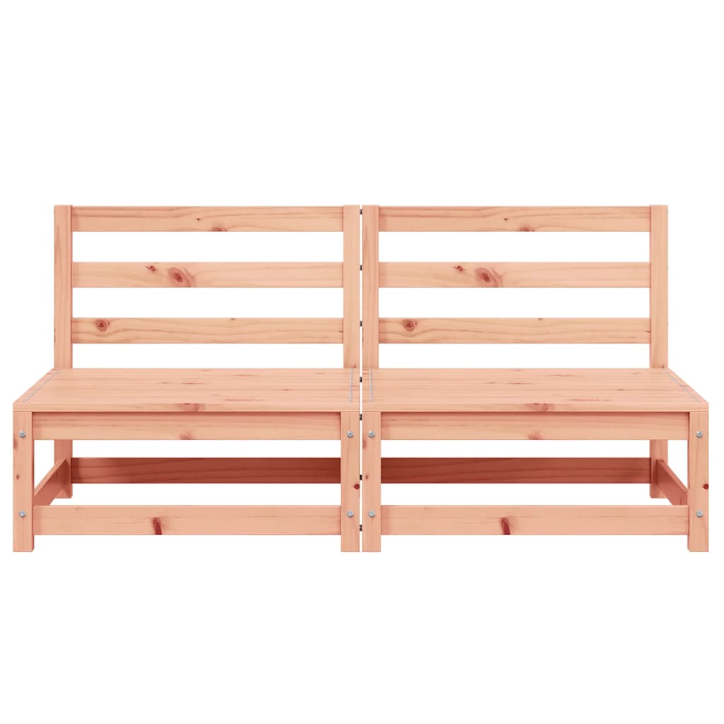 Gartensofas ohne Armlehnen 2 Stk. 70x70x67 cm Douglasienholz