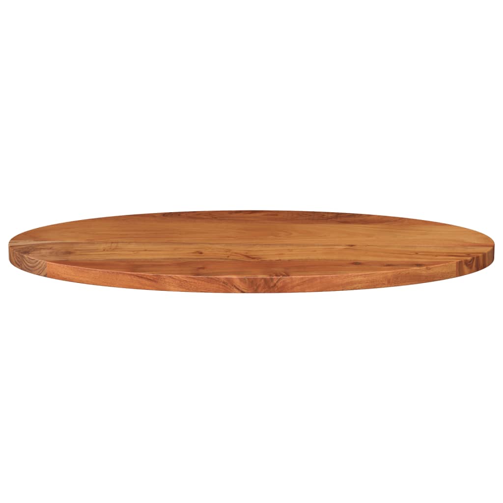 Tischplatte 110x50x3,8 cm Oval Massivholz Akazie