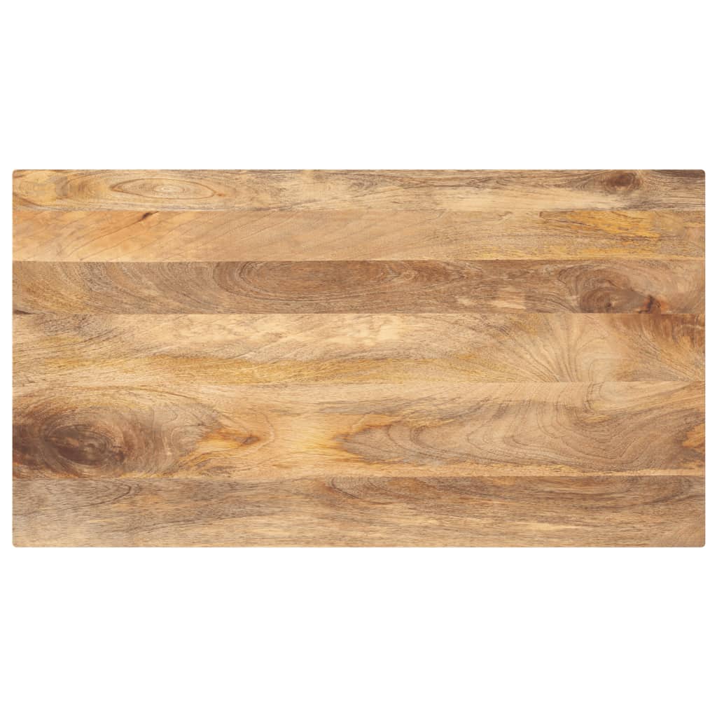 Tischplatte 120x70x2,5 cm Rechteckig Massivholz Mango