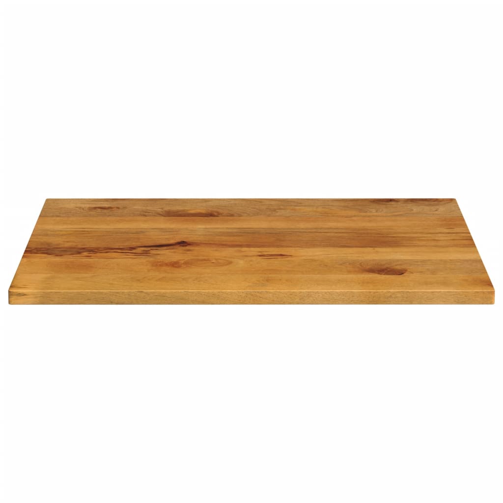 Tischplatte 100x80x2,5 cm Rechteckig Massivholz Mango