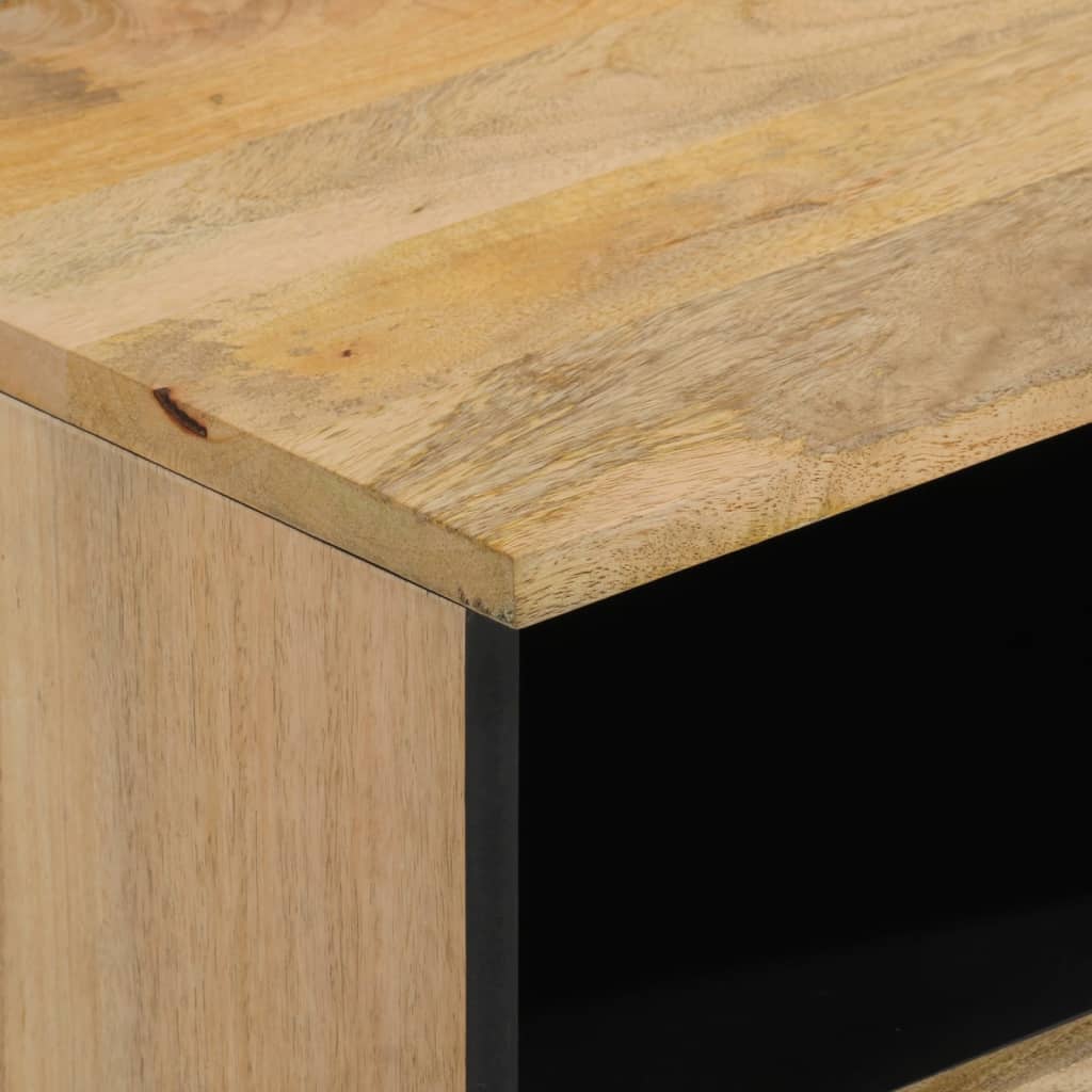 Nachttisch 40x33x46 cm Massivholz Mango