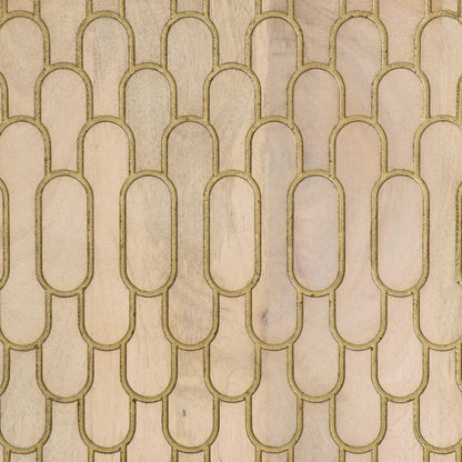 Highboard 40x33x110 cm Massivholz Mango