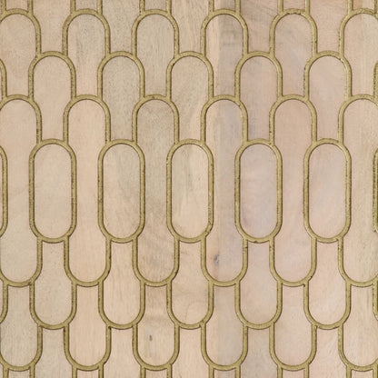 Highboard 60x33x100 cm Massivholz Mango