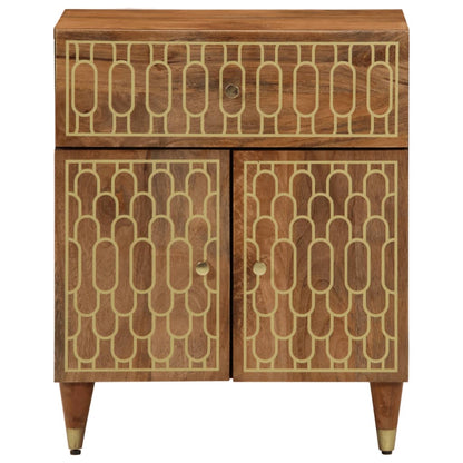 Nachttisch 50x33x60 cm Massivholz Mango