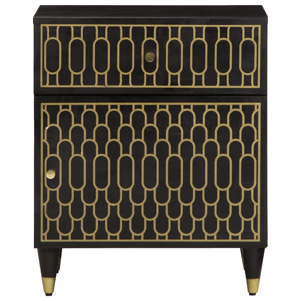 Nachttisch 50x33x60 cm Massivholz Mango