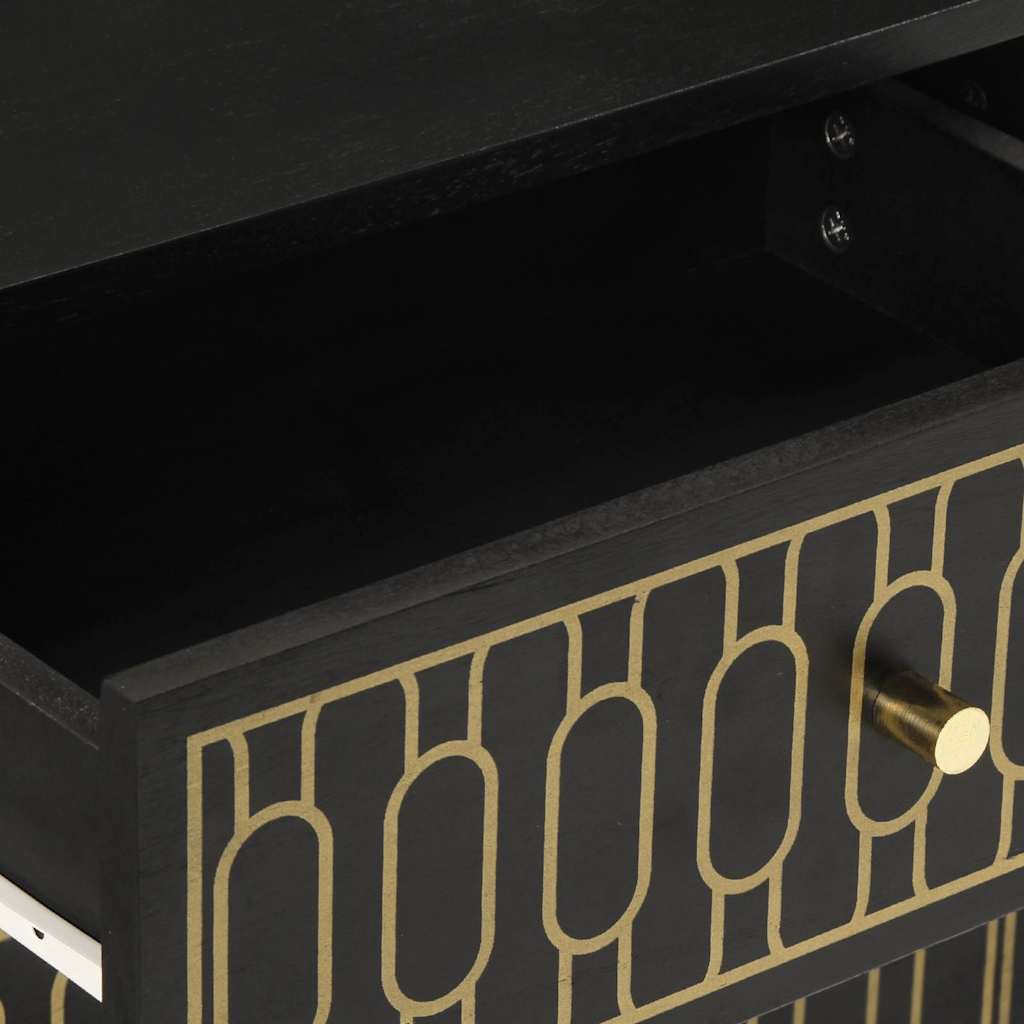 Nachttisch 50x33x60 cm Massivholz Mango