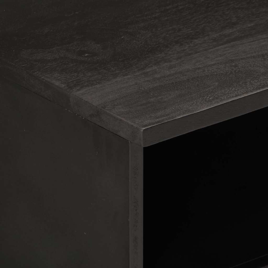 TV-Schrank 80x33x46 cm Massivholz Mango