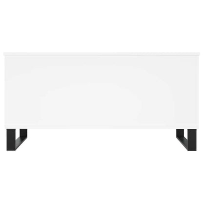 Couchtisch Weiß 90x44,5x45 cm Holzwerkstoff