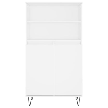 Highboard Weiß 60x36x110 cm Holzwerkstoff