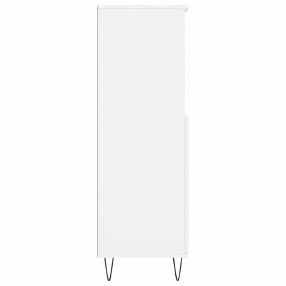 Highboard Weiß 60x36x110 cm Holzwerkstoff