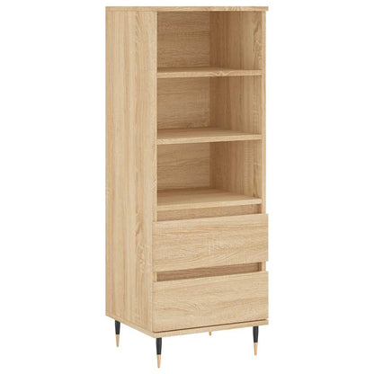 Highboard Sonoma-Eiche 40x36x110 cm Holzwerkstoff