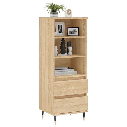 Highboard Sonoma-Eiche 40x36x110 cm Holzwerkstoff