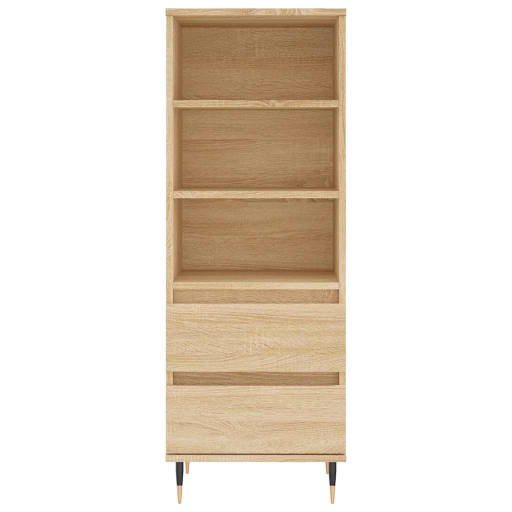 Highboard Sonoma-Eiche 40x36x110 cm Holzwerkstoff