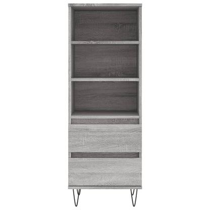 Highboard Grau Sonoma 40x36x110 cm Holzwerkstoff