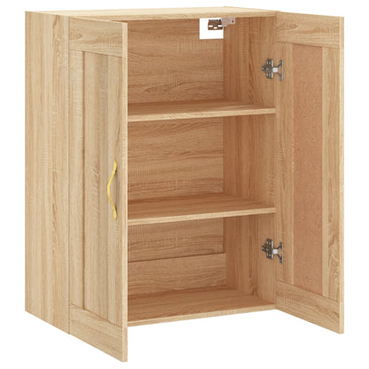 Wandschrank Sonoma-Eiche 69,5x34x90 cm Holzwerkstoff