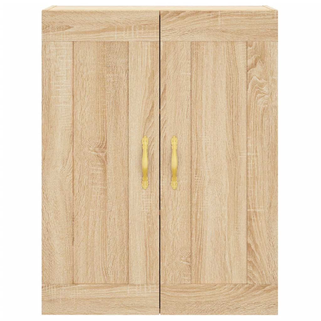 Wandschrank Sonoma-Eiche 69,5x34x90 cm Holzwerkstoff