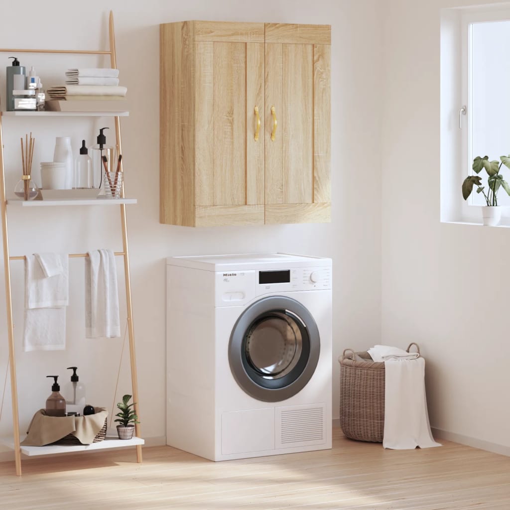 Wandschrank Sonoma-Eiche 69,5x34x90 cm Holzwerkstoff