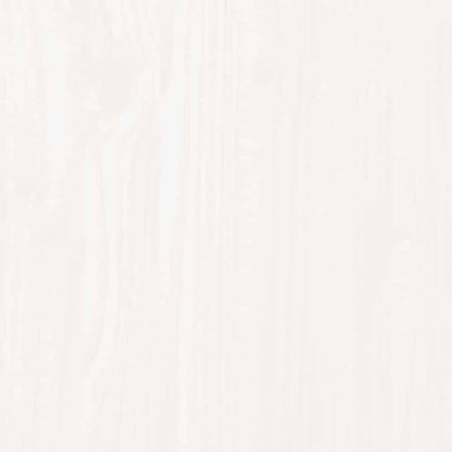 Kinderbett Weiß 90x200 cm Massivholz Kiefer