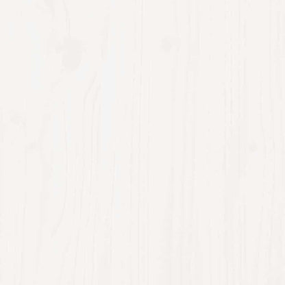 Tagesbett Ausziehbar Weiß 90x190 cm Massivholz Kiefer