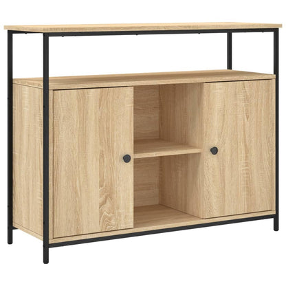 Sideboard Sonoma-Eiche 100 x 35 x 80 cm Holzwerkstoff