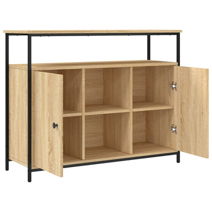 Sideboard Sonoma-Eiche 100 x 35 x 80 cm Holzwerkstoff
