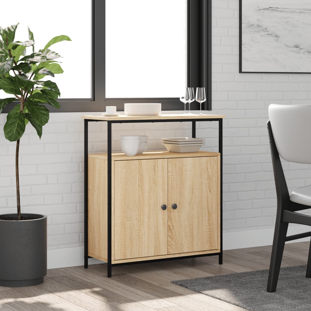 Sideboard Sonoma-Eiche 70 x 30 x 80 cm Holzwerkstoff